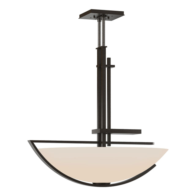 Hubbardton Forge 2003 Oil Rubbed Bronze Opal Glass (GG) Multi Ondrian Pendant