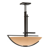 Hubbardton Forge 2003 Oil Rubbed Bronze Sand Glass (SS) Multi Ondrian Pendant