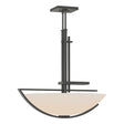 Hubbardton Forge 2003 Natural Iron Opal Glass (GG) Multi Ondrian Pendant