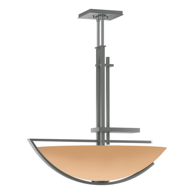 Hubbardton Forge 2003 Vintage Platinum Sand Glass (SS) Multi Ondrian Pendant