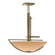 Hubbardton Forge 2003 Modern Brass Sand Glass (SS) Multi Ondrian Pendant
