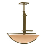 Hubbardton Forge 2003 Modern Brass Sand Glass (SS) Multi Ondrian Pendant