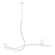 Hubbardton Forge 2023 White White Crystal (WP) Glacier 3-Light Pendant