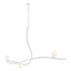 Hubbardton Forge 2023 White White Crystal (WP) Glacier 3-Light Pendant