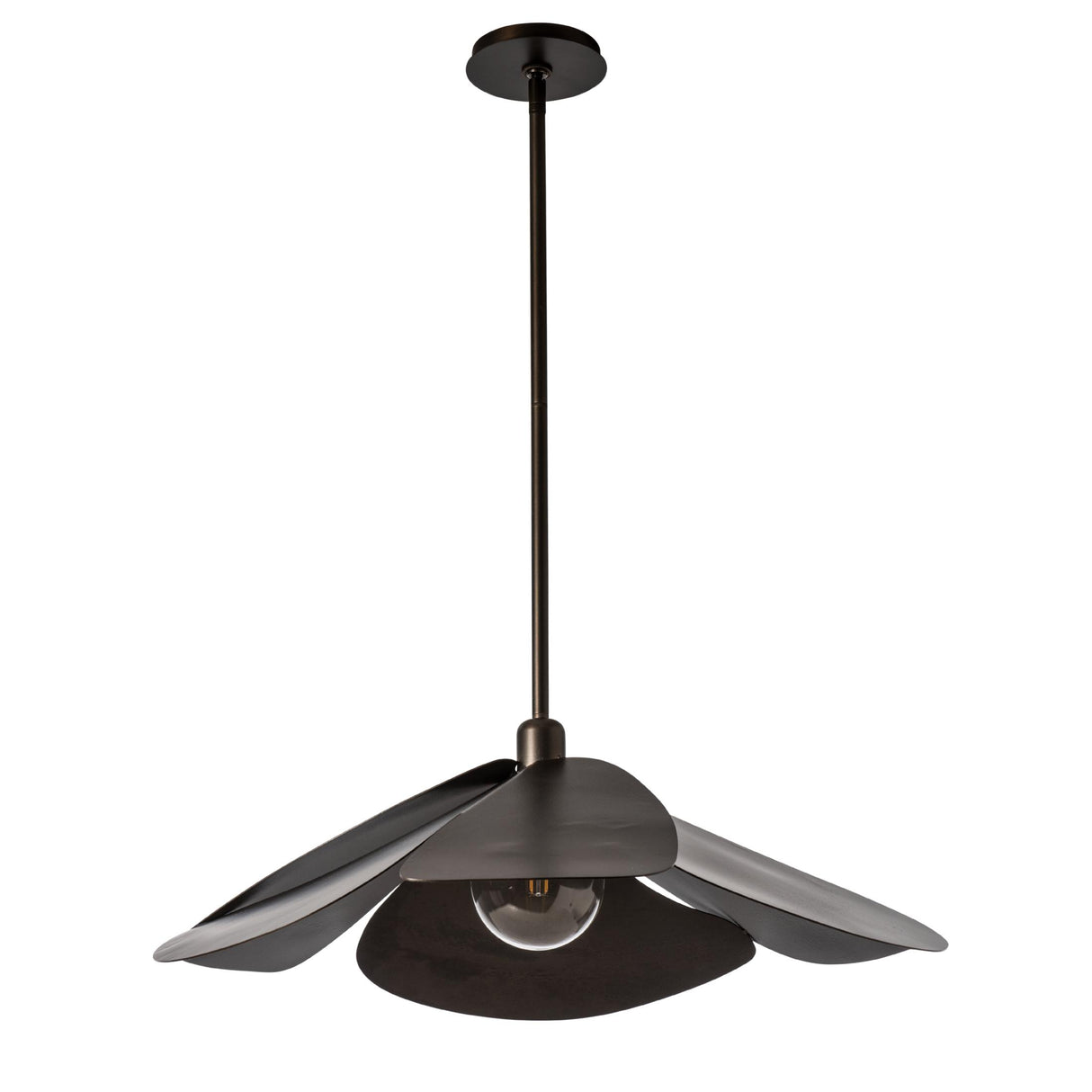 Hubbardton Forge 2025 Dark Smoke Multi Hana Large Pendant