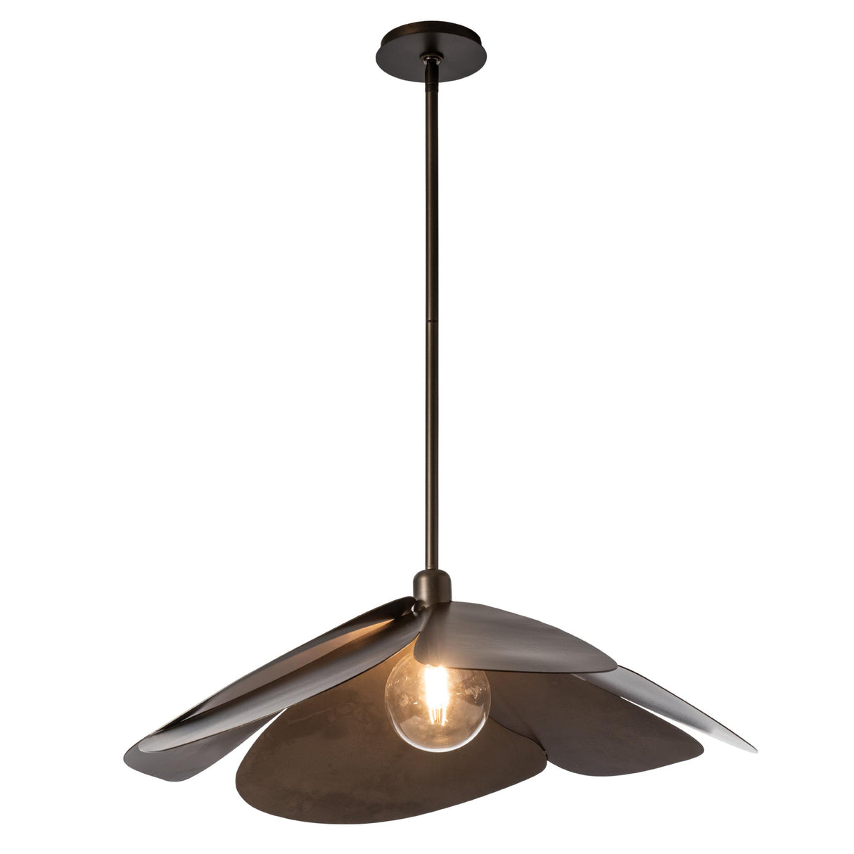 Hubbardton Forge 2025 Dark Smoke Multi Hana Large Pendant