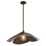 Hubbardton Forge 2025 Dark Smoke Multi Hana Large Pendant