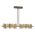 Hubbardton Forge 2020 Bronze Soft Gold Multi Hildene Large LED Pendant