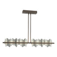 Hubbardton Forge 2020 Bronze Vintage Platinum Multi Hildene Large LED Pendant