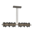 Hubbardton Forge 2020 Dark Smoke Black Multi Hildene Large LED Pendant