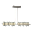 Hubbardton Forge 2020 Dark Smoke Vintage Platinum Multi Hildene Large LED Pendant