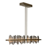 Hubbardton Forge 2020 Dark Smoke Vintage Platinum Multi Hildene Large LED Pendant