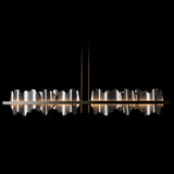 Hubbardton Forge 2020 Dark Smoke Vintage Platinum Multi Hildene Large LED Pendant