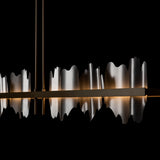 Hubbardton Forge 2020 Dark Smoke Vintage Platinum Multi Hildene Large LED Pendant