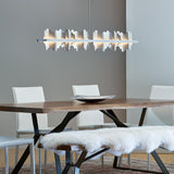 Hubbardton Forge 2020 Dark Smoke Vintage Platinum Multi Hildene Large LED Pendant