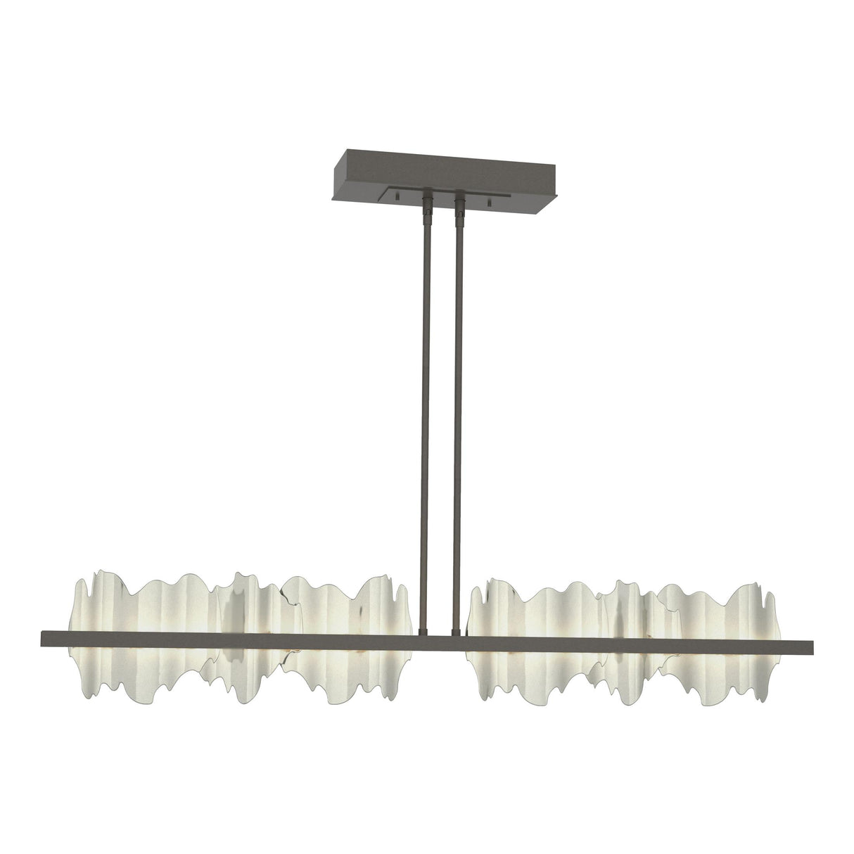 Hubbardton Forge 2020 Dark Smoke Sterling Multi Hildene Large LED Pendant