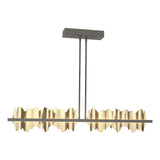 Hubbardton Forge 2020 Dark Smoke Modern Brass Multi Hildene Large LED Pendant