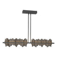 Hubbardton Forge 2020 Black Dark Smoke Multi Hildene Large LED Pendant