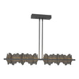 Hubbardton Forge 2020 Black Natural Iron Multi Hildene Large LED Pendant