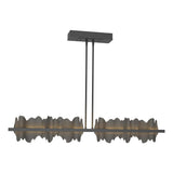 Hubbardton Forge 2020 Black Natural Iron Multi Hildene Large LED Pendant
