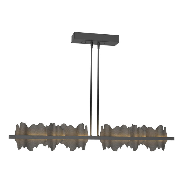 Hubbardton Forge 2020 Black Natural Iron Multi Hildene Large LED Pendant