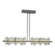 Hubbardton Forge 2020 Black Vintage Platinum Multi Hildene Large LED Pendant