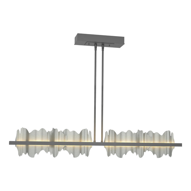 Hubbardton Forge 2020 Black Vintage Platinum Multi Hildene Large LED Pendant