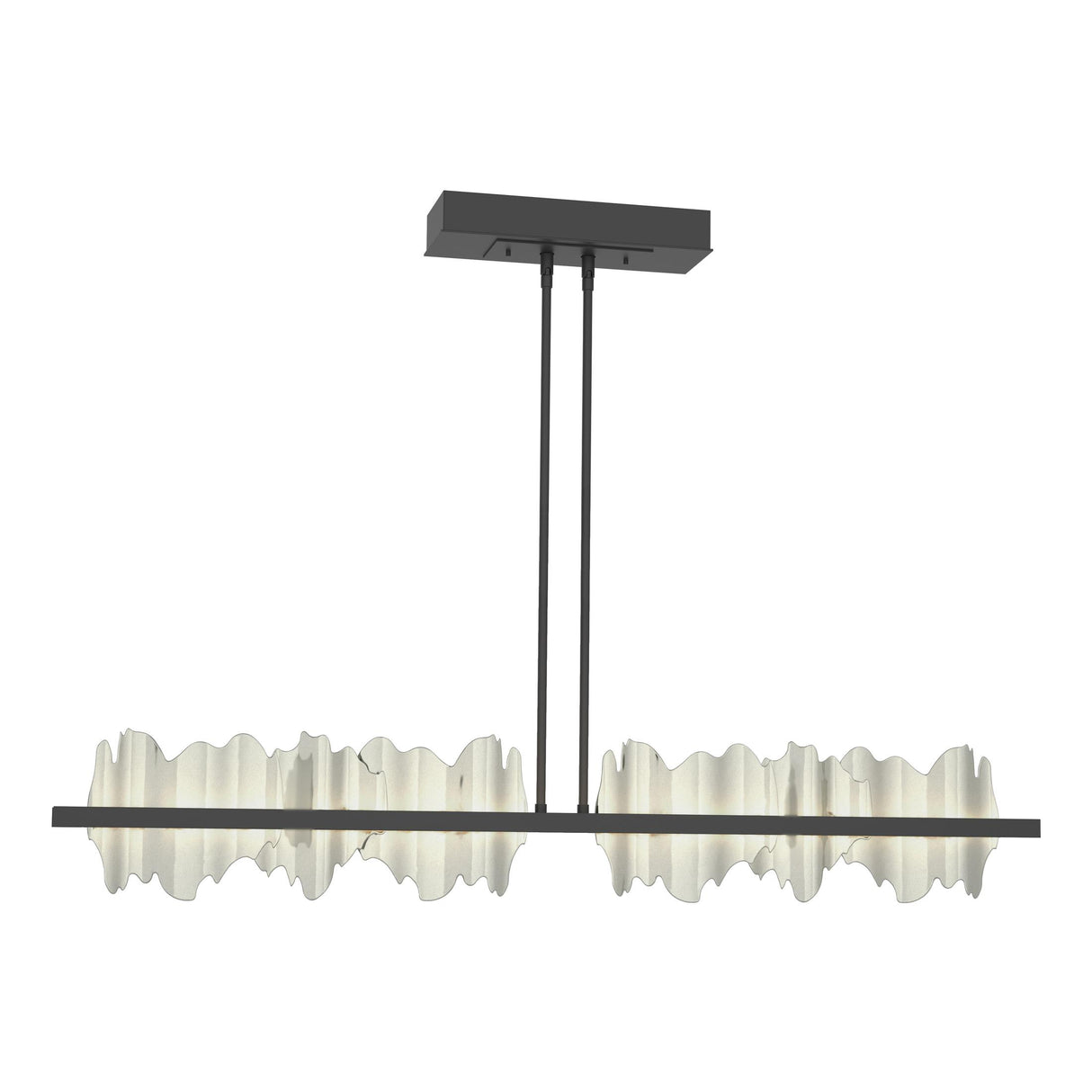 Hubbardton Forge 2020 Black Sterling Multi Hildene Large LED Pendant