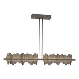 Hubbardton Forge 2020 Oil Rubbed Bronze Dark Smoke Multi Hildene Large LED Pendant