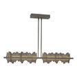 Hubbardton Forge 2020 Oil Rubbed Bronze Natural Iron Multi Hildene Large LED Pendant