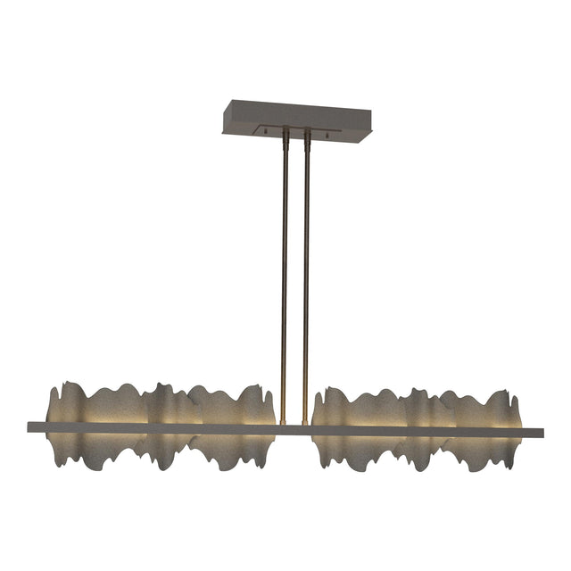 Hubbardton Forge 2020 Oil Rubbed Bronze Natural Iron Multi Hildene Large LED Pendant
