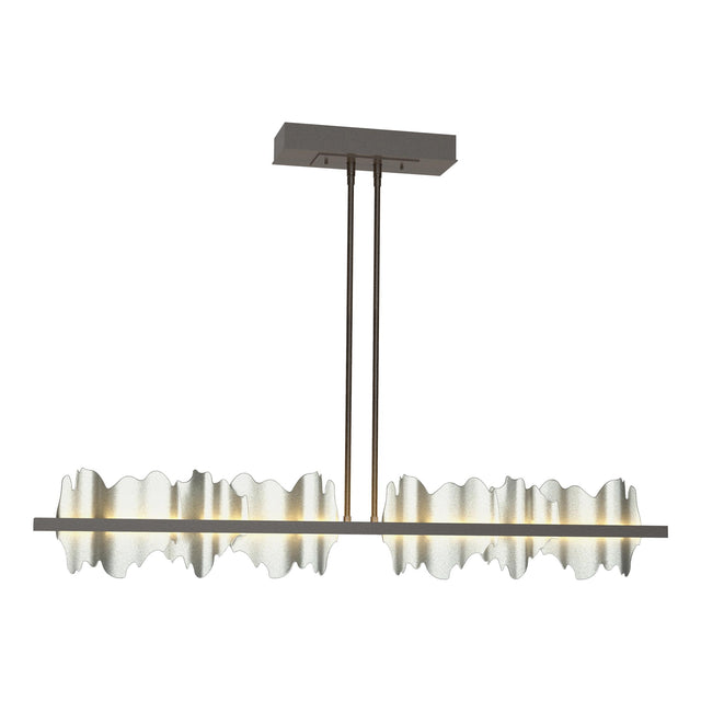 Hubbardton Forge 2020 Oil Rubbed Bronze Vintage Platinum Multi Hildene Large LED Pendant