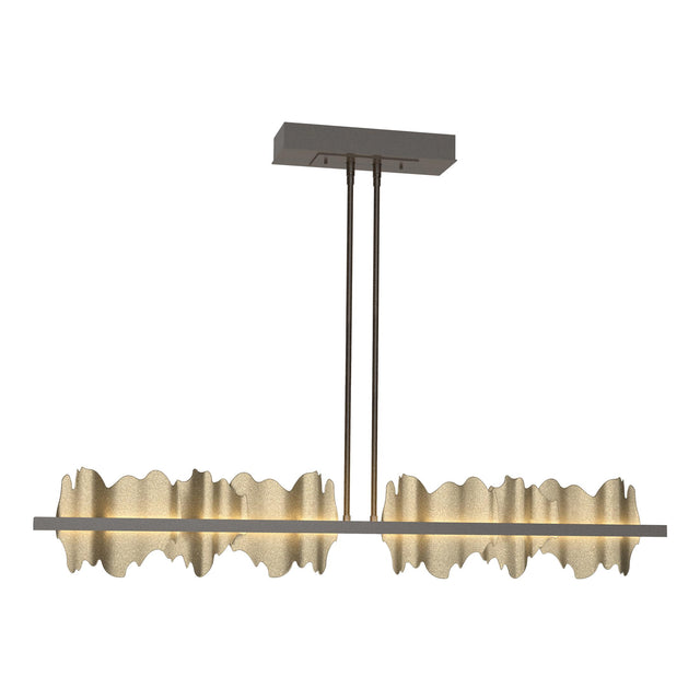 Hubbardton Forge 2020 Oil Rubbed Bronze Soft Gold Multi Hildene Large LED Pendant