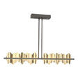 Hubbardton Forge 2020 Oil Rubbed Bronze Modern Brass Multi Hildene Large LED Pendant