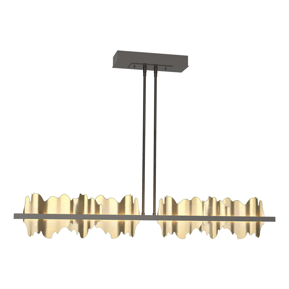 Hubbardton Forge 2020 Oil Rubbed Bronze Modern Brass Multi Hildene Large LED Pendant