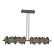 Hubbardton Forge 2020 Natural Iron Black Multi Hildene Large LED Pendant