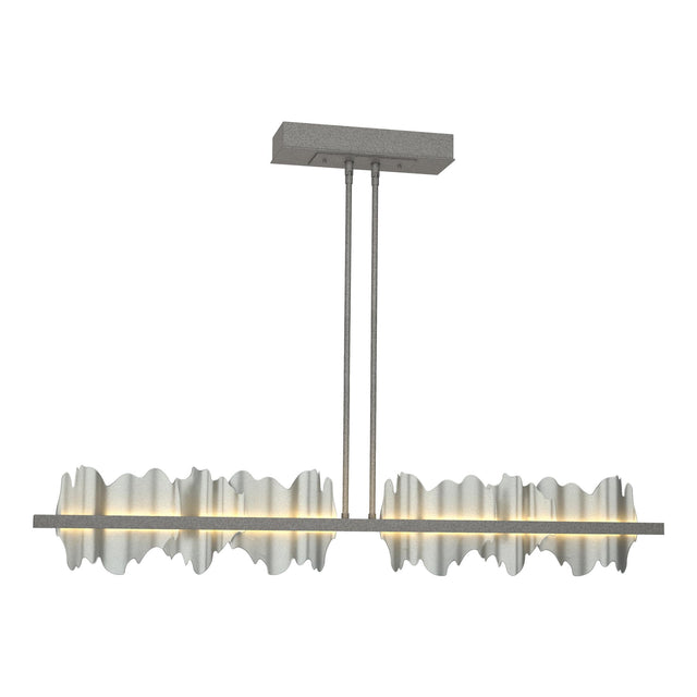 Hubbardton Forge 2020 Natural Iron Vintage Platinum Multi Hildene Large LED Pendant