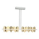 Hubbardton Forge 2020 Vintage Platinum Modern Brass Multi Hildene Large LED Pendant