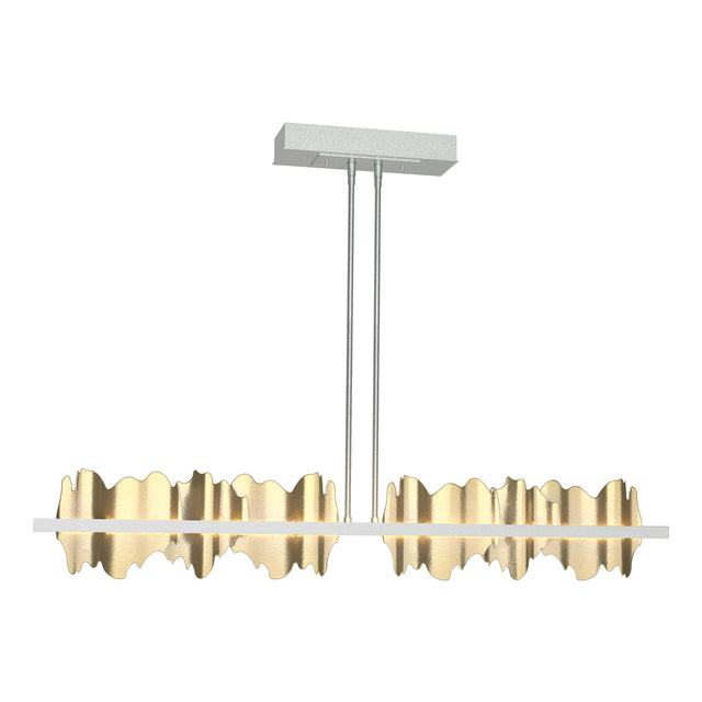 Hubbardton Forge 2020 Vintage Platinum Modern Brass Multi Hildene Large LED Pendant