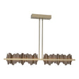 Hubbardton Forge 2020 Soft Gold Bronze Multi Hildene Large LED Pendant