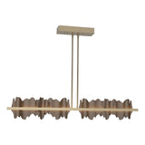 Hubbardton Forge 2020 Soft Gold Bronze Multi Hildene Large LED Pendant