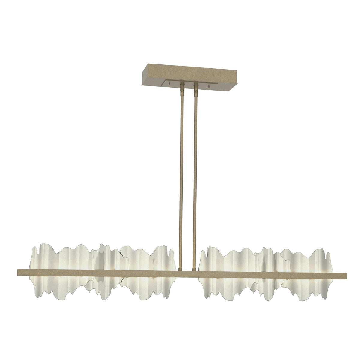 Hubbardton Forge 2020 Soft Gold Sterling Multi Hildene Large LED Pendant