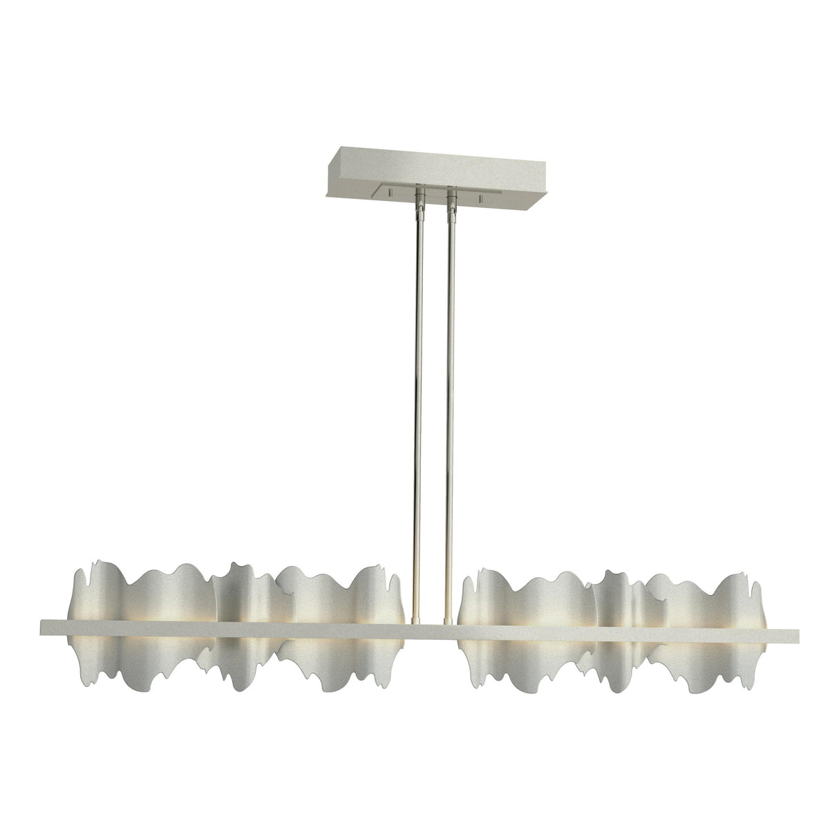 Hubbardton Forge 2020 Sterling Vintage Platinum Multi Hildene Large LED Pendant