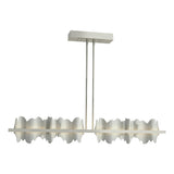 Hubbardton Forge 2020 Sterling Vintage Platinum Multi Hildene Large LED Pendant