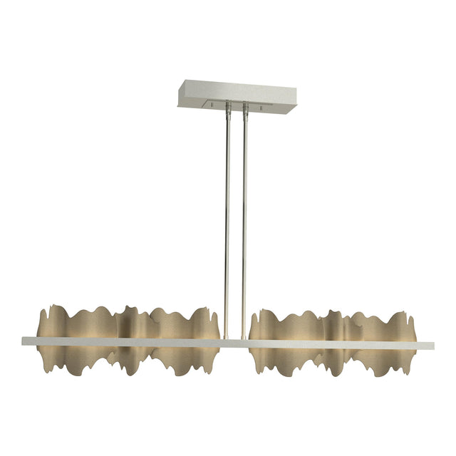 Hubbardton Forge 2020 Sterling Soft Gold Multi Hildene Large LED Pendant