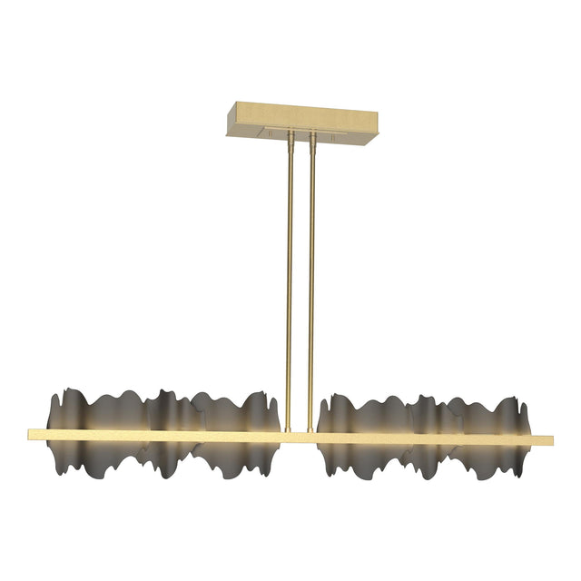 Hubbardton Forge 2020 Modern Brass Black Multi Hildene Large LED Pendant
