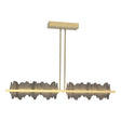 Hubbardton Forge 2020 Modern Brass Natural Iron Multi Hildene Large LED Pendant