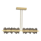 Hubbardton Forge 2020 Modern Brass Natural Iron Multi Hildene Large LED Pendant