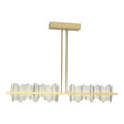 Hubbardton Forge 2020 Modern Brass Sterling Multi Hildene Large LED Pendant