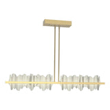 Hubbardton Forge 2020 Modern Brass Sterling Multi Hildene Large LED Pendant
